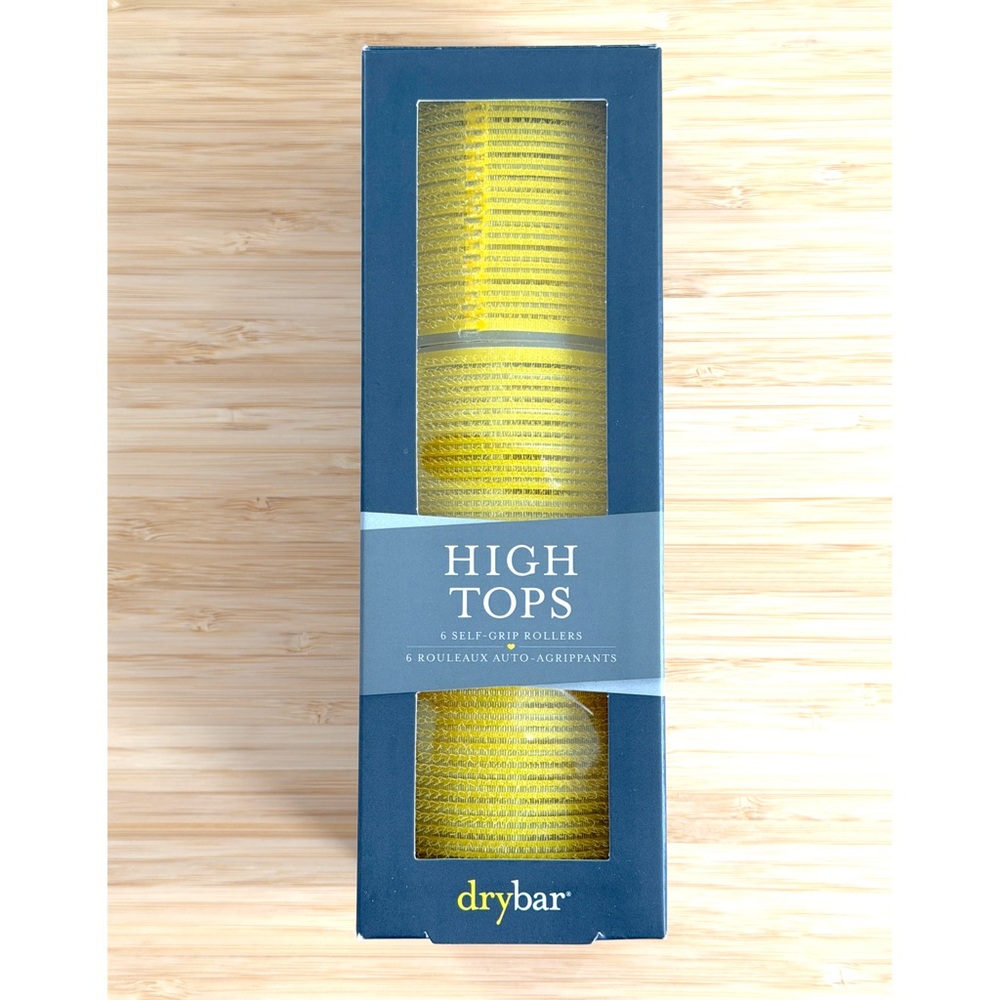 Drybar High Tops Self Grip Hair Rollers Medium Large Yellow 6